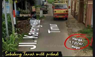 sebidang tanah kawasan perumahan