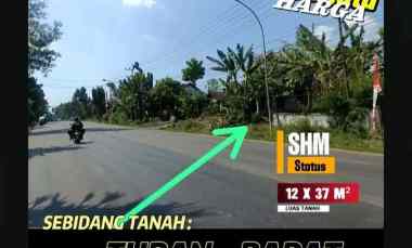 sebidang tanah shm nol jalan propinsi