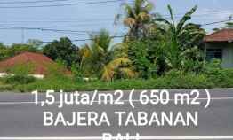 Tanah Dijual di Bajera Selemadeg Tabanan Bali