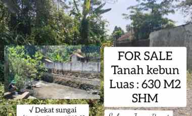 tanah darat dekat sungai cijambe subang