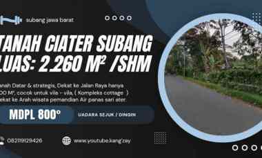 Tanah Darat, Strategis, Ciater Subang