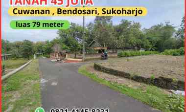 tanah dekat jalan raya mojorejo mulur sukoharjo