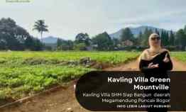 Kavling Villa Exclusive Lokasi Strategis Megamendung