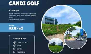 Tanah di Kawasan Panorama Graha Candi Golf Jangli