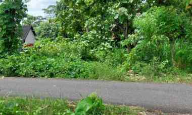 tanah dijual pinggir jalan lebar