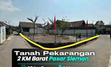 tanah hook di caturharjo dekat rsud pasar sleman jogja