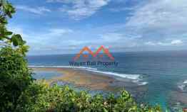 Tanah di Atas Tebing Pantai Green Bowl Jimbaran Bali