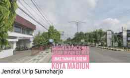 Tanah Dijual di Jl. Jendral Urip Sumoharjo Kota Madiun