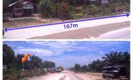 Tanah di Poros Jalan Lintas Timur Pekanbaru