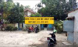 Dijual Tanah Tugu Raya 2,600 m2 Jakut dekat Tol Cakung Siap Pakai