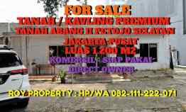 Dijual Tanah di Tanah Abang II Petojo Selatan Gambir 1268 m2 Jakpus