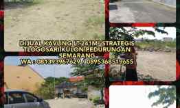 Dijual Tanah Kavling Strategis di Tlogosari Kulon, Pedurungan Semarang