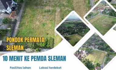 tanah kaveling 10 menit ke pemda sleman