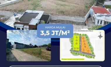 tanah kavling dekat jalan raya tajem