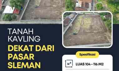 tanah kavling dekat pasar sleman