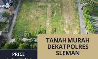 tanah kavling dekat polresta sleman