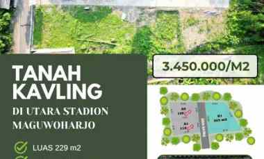 tanah kavling dekat sd model dan stadion maguwoharjo