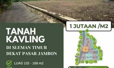 Tanah Kavling di Sleman Timur dekat Pasar Jambon