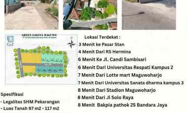 tanah kavling murah area maguwoharjo