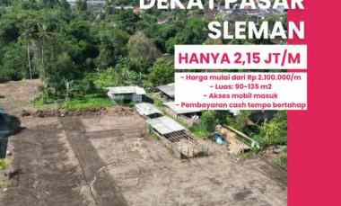 tanah kavling murah dekat pasar sleman