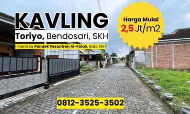 tanah kavling murah di bendosari sukoharjo wa