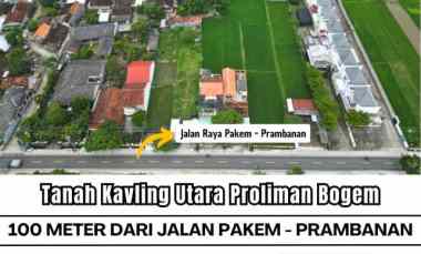 tanah kavling murah hanya 400 di utara proliman bogem