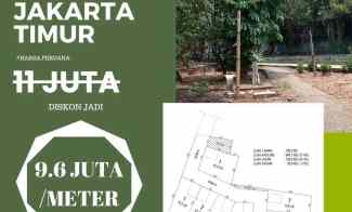 Tanah Kavling SHM Murah Bebas Banjir di Cililitan