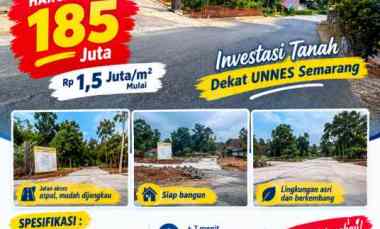 Tanah Kavling Strategis Siap Bangun dekat Jalan Aspal