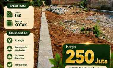 Tanah Kavling Strategis Siap Bangun Shm Sekitar Unnes