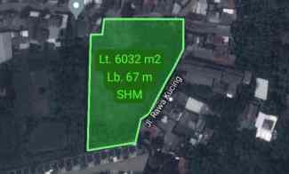 Dijual Tanah Komersil 6032 m2 Bantargebang Bekasi