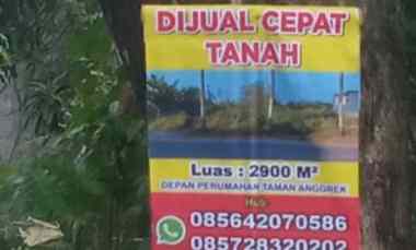 tanah murah banting harga