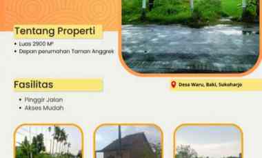 tanah murah beserta bangunan