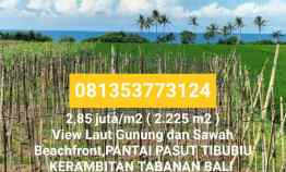 Tanah Dijual Murah Tepi Pantai di Tabanan Bali