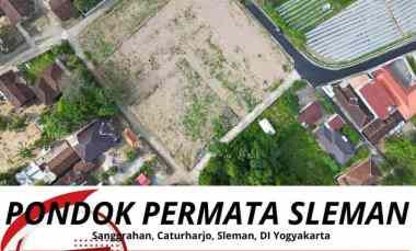 tanah pekarangan 1 9jt meter dekat jl magelang km 13