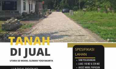 tanah pekarangan strategis utara sd model sleman
