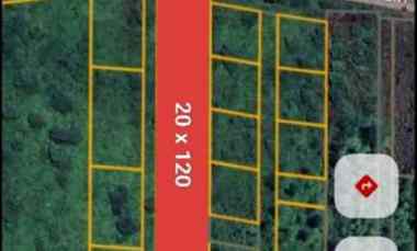 Tanah Pinggir Jalan Perdana Mandiri 20x120