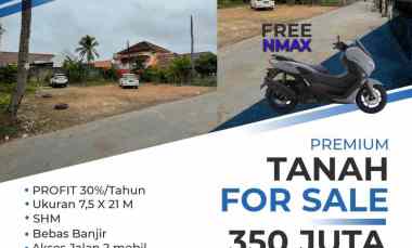 Tanah Premium Omset Naik 30 Pertahun