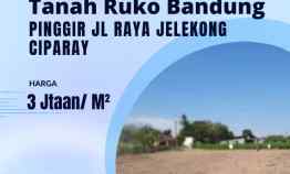 Tanah Ruko Bandung, Pinggir jl Raya Jelekong SHM Pecah