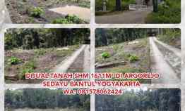 Tanah Shm 1611m di Argorejo Sedayu Bantul Yogyakarta. H