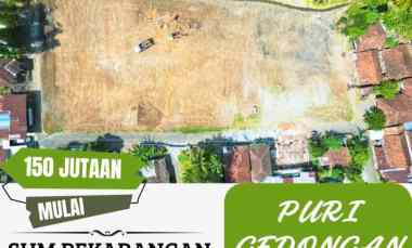 tanah shm pekarangan mulai 150 jutaan di sleman barat