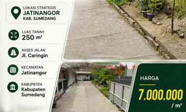 Tanah Siap Bangun di Komplek Caringin - Nego
