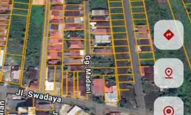 tanah siap bangun jalan swadaya gang madani