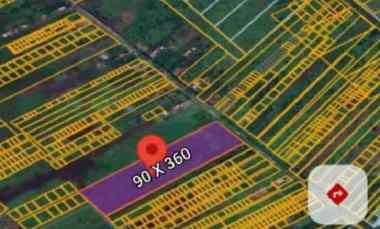 tanah siap bangun serdam ujung 90x360