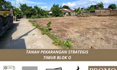 tanah strategis dekat blok o dan komplek aau berbah