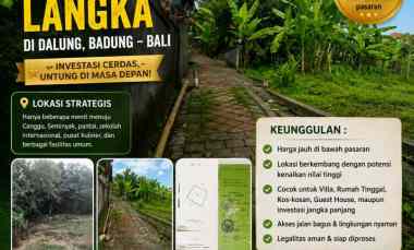 tanah strategis di badung bali