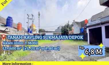 Tanah Dijual di Sukmajaya Depok