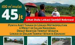 Jual Tanah Kavling Murah Bogor Lokasi Strategis1000meter 450 juta