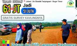 Promo Launching Tanah Murah di Tanjungsari Bogor