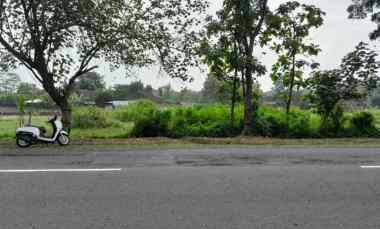 tanah tepi jl raya karanganyar strategis buka usaha