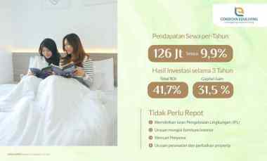 Tanpa RAGU Properti Cordova, Pendapatan Konsisten